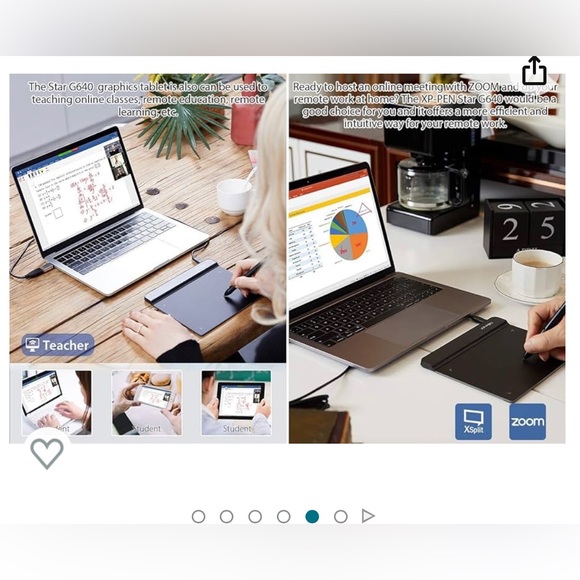 XPPen StarG640 Digital Graphic Tablet (6x4 Inch) + Battery-Free Stylus Pen - Picture 14 of 16